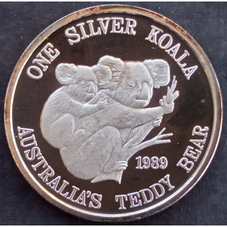 1989 1 Oz Continental Coin Koala Obverse