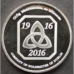 2016 1 Oz Dublin Goldsmiths Assay Office Ireland Shamrock Obverse