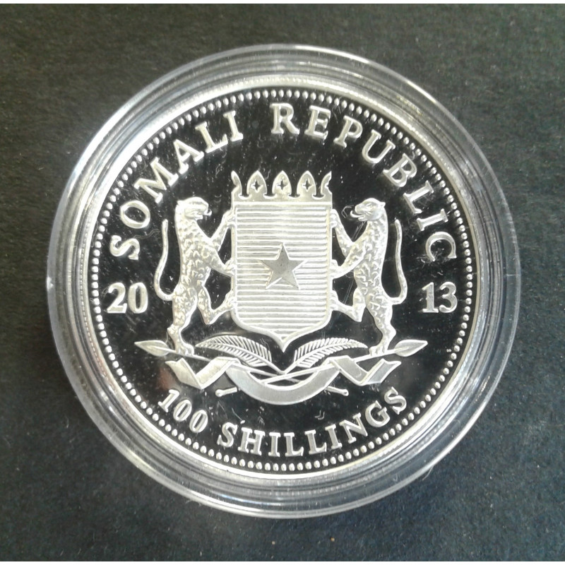 2013 1 Oz Somali Elephant Snake Privy Reverse