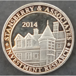 2014 1 Oz NWTM Stansberry & Associates Enameled Obverse