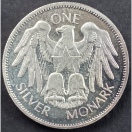 1 Oz Silver Monark Eagle Shield Obverse