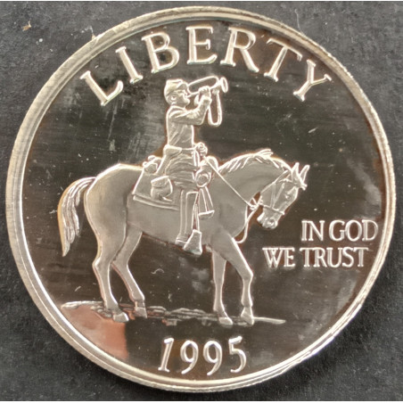 1995 1 Oz Civil War Battlefield Commemorative Replica Obverse