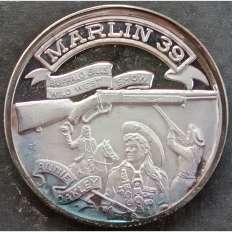 20 Gram International Mint Nation of Rifleman Marlin 39 Obverse