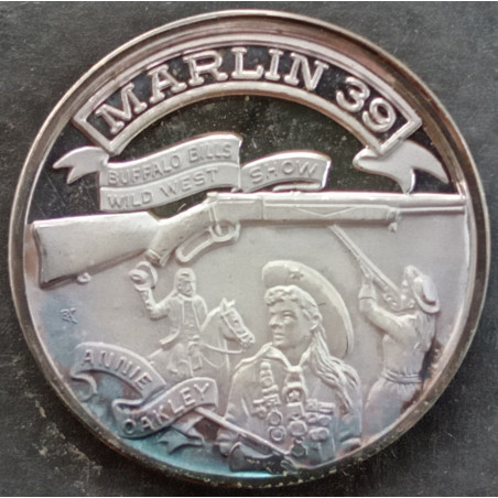 20 Gram International Mint Nation of Rifleman Marlin 39 Obverse