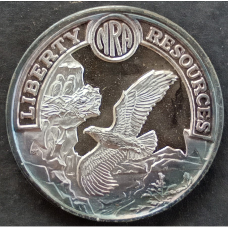 20 Gram International Mint Nation of Rifleman NRA Obverse