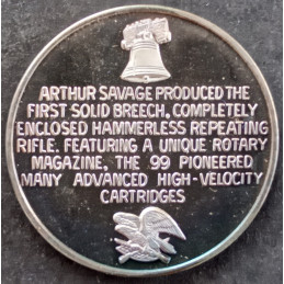 20 Gram International Mint Nation of Rifleman Savage 99 Reverse