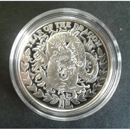2012 1 Oz Somaliland Lunar Dragon Obverse