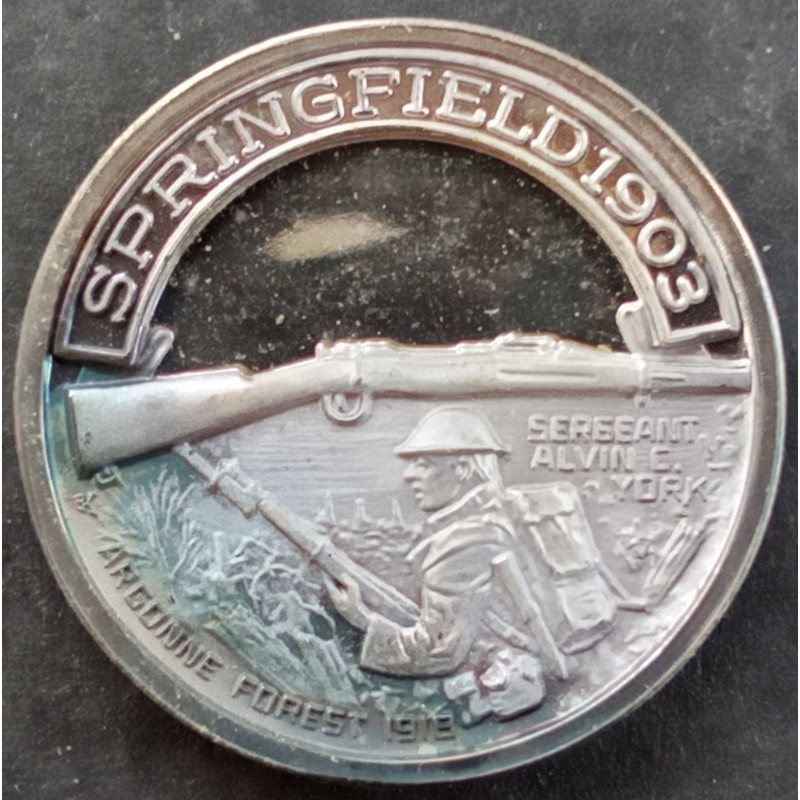 20 Gram International Mint Nation of Rifleman Springfield 1903 Obverse