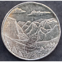 1990 1 Oz Yosemite National Park Centennial Obverse