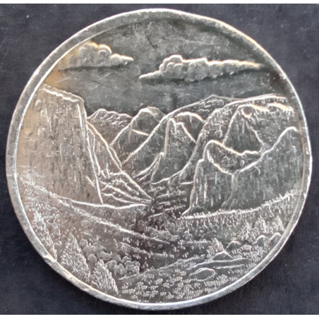 1990 1 Oz Yosemite National Park Centennial Obverse