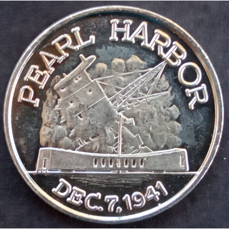 1991 1 Oz Pearl Harbor Ford Island Reverse