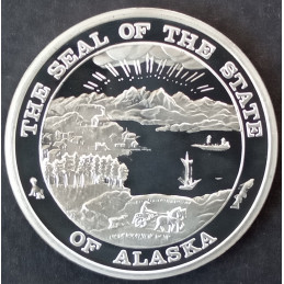 1999 1 Oz Alaska Mint Ram Reverse