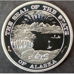 2000 1 Oz Alaska Mint Fox Reverse