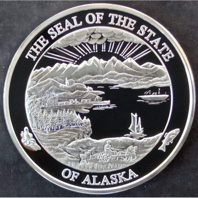 2003 1 Oz Alaska Mint Lynx Reverse
