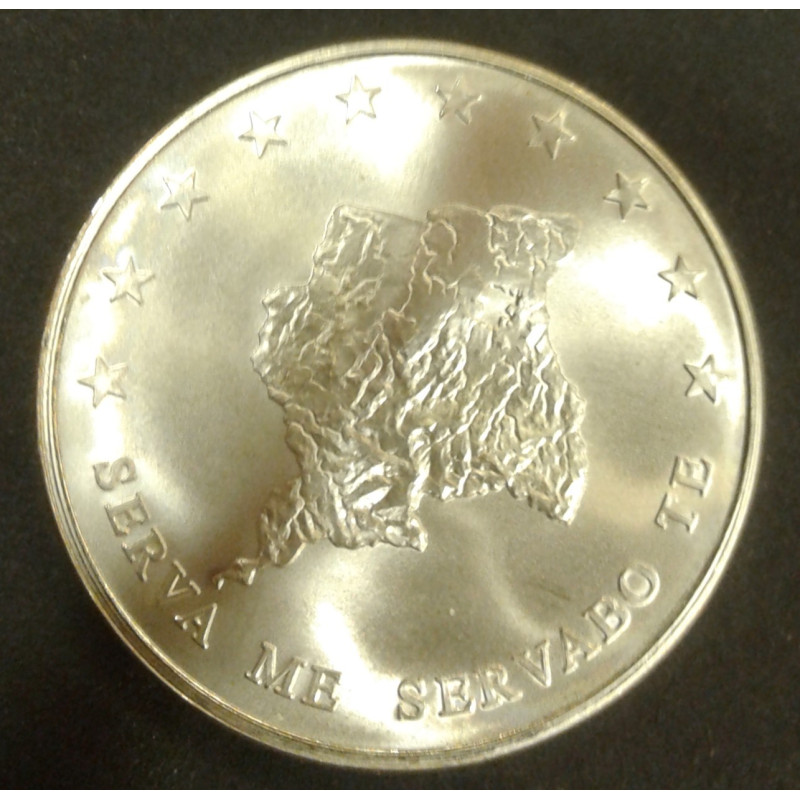 2013 1 Oz Suriname Map Obverse