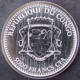 2016 1 Oz Congo Gorilla Reverse