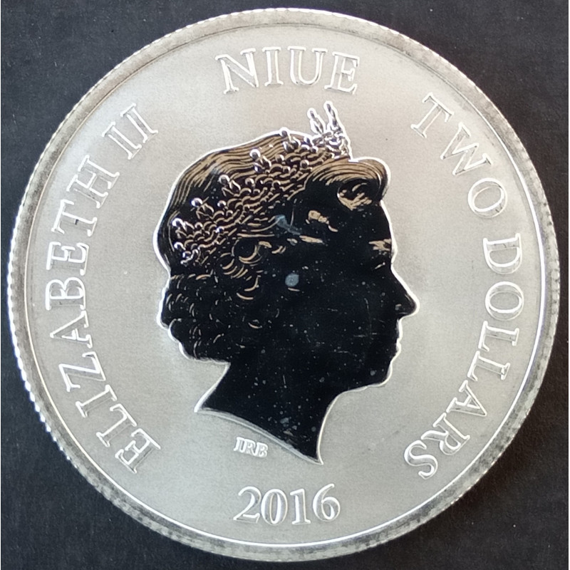 2016 1 Oz Niue Taku/Turtle Obverse