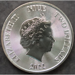 2022 1 Oz Niue Tree of Life Obverse