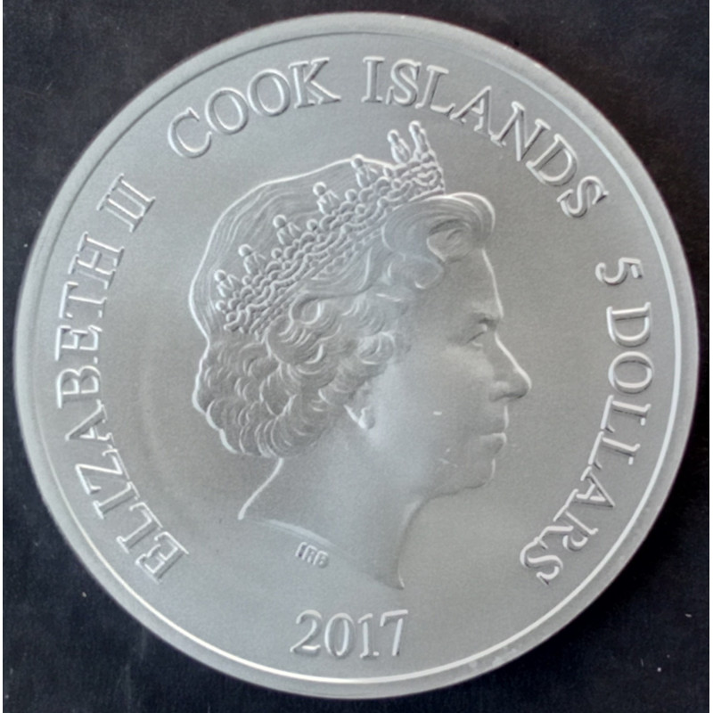 2017 1 Oz Cook Islands UD Grandeur Sidney Crosby Tier 1 Obverse