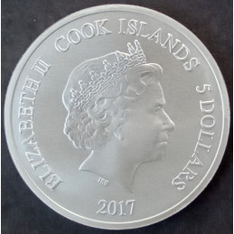 2017 1 Oz Cook Islands UD Grandeur Jack Eichel Tier 1 Obverse