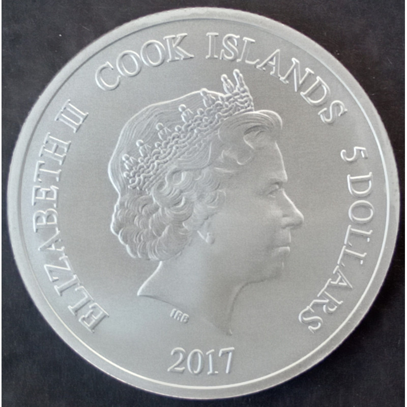 2017 1 Oz Cook Islands UD Grandeur Jack Eichel Tier 1 Obverse