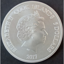 2017 1 Oz Cook Islands UD Grandeur Patrick Kane Tier 1 Obverse