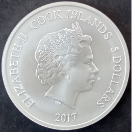 2017 1 Oz Cook Islands UD Grandeur Carey Price Tier 1 Obverse
