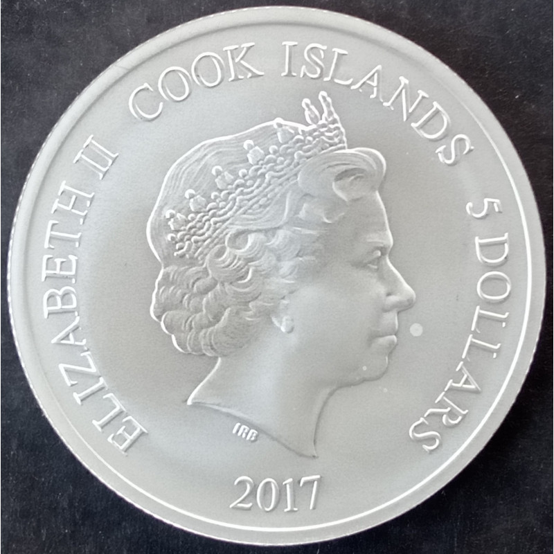 2017 1 Oz Cook Islands UD Grandeur Carey Price Tier 1 Obverse