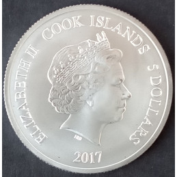 2017 1 Oz Cook Islands UD Grandeur Patrick Roy Tier 1 Obverse