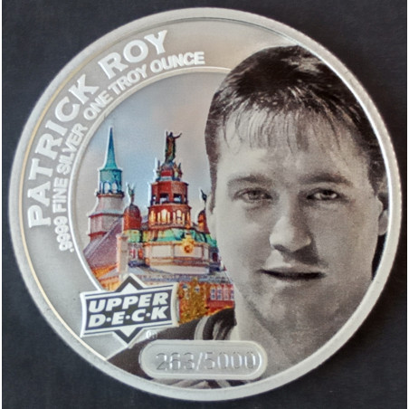 2017 1 Oz Cook Islands UD Grandeur Patrick Roy Tier 1 Reverse