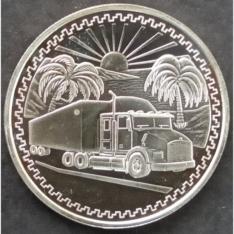 1 Oz Golden State Mint Una Onza Eagle/Truck Obverse