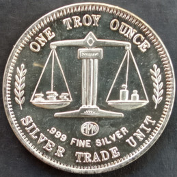 1993 1 Oz American Pacific Mint Morgan Reverse