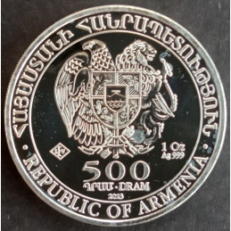 2013 1 Oz Armenia Noah's Ark Obverse
