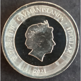 2021 1 Oz Cayman Islands Marlin Obverse