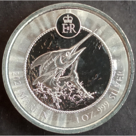 2021 1 Oz Cayman Islands Marlin Reverse