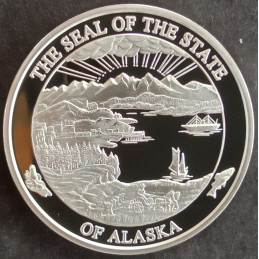 2004 1 Oz Alaska Mint Polar Bear Reverse