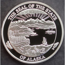 2005 1 Oz Alaska Mint Sitka Deer Reverse