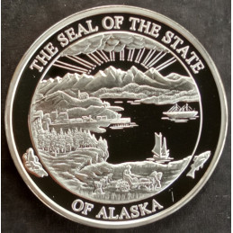 2005 1 Oz Alaska Mint Prospector Reverse