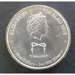 2018 1 Oz Tokelau Ocean Leopard Shark Reverse