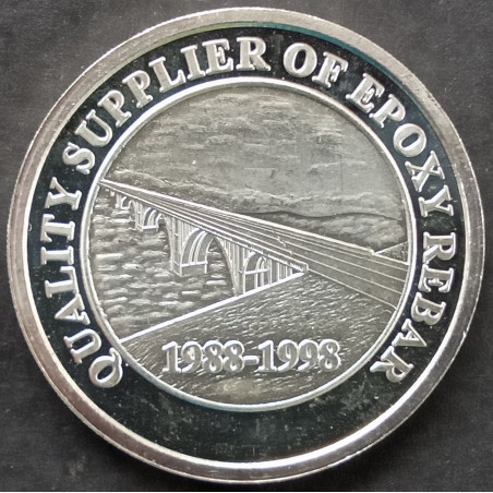 1998 1 Oz SilverTowne RJ Rebar Obverse
