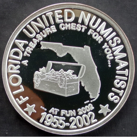 2002 1 Oz SilverTowne Winter FUN Show Coin Convention Obverse