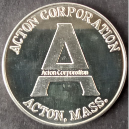 1981 1 Oz Acton Corporation Isaac Davis Monument Reverse