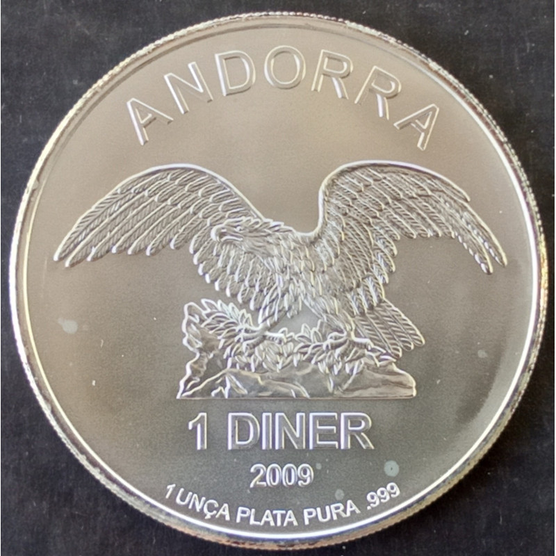 2009 1 Oz Andorra Eagle Obverse