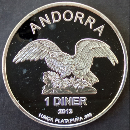 2013 1 Oz Andorra Eagle Obverse