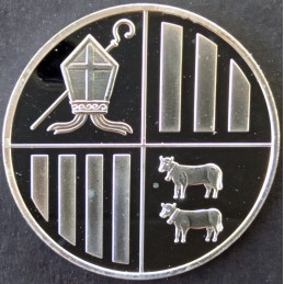 2013 1 Oz Andorra Eagle Reverse