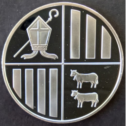 2014 1 Oz Andorra Eagle Reverse