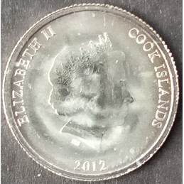 2012 1/10 Oz Cook Islands Silver Bounty Obverse