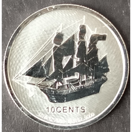 2021 1/10 Oz Cook Islands Silver Bounty Obverse
