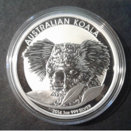 2014 1 Oz Australian Koala Obverse