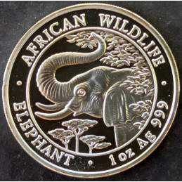 2005 1 Oz Somali Elephant Reverse